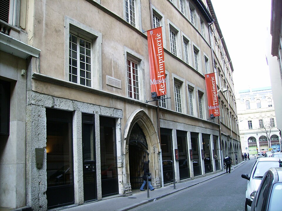Façade du Musée de l'imprimerie de Lyon